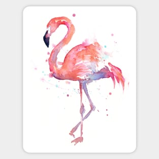 Flamingo Watercolor Sticker